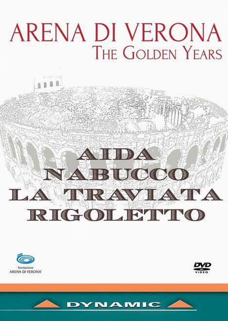 Arena Di Verona - The Golden Years, DVD