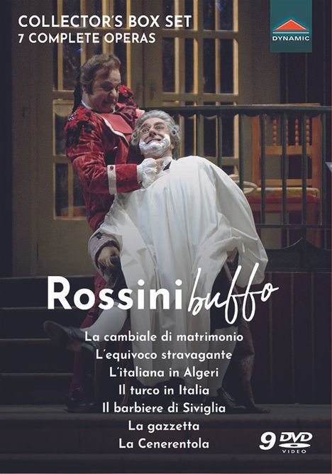 Gioacchino Rossini (1792-1868): 7 Complete Operas - Rossini buffo, 9 DVDs