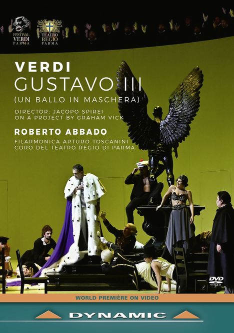 Giuseppe Verdi (1813-1901): Gustavo III (unzensierte Fassung von "Un Ballo in Maschera"), DVD