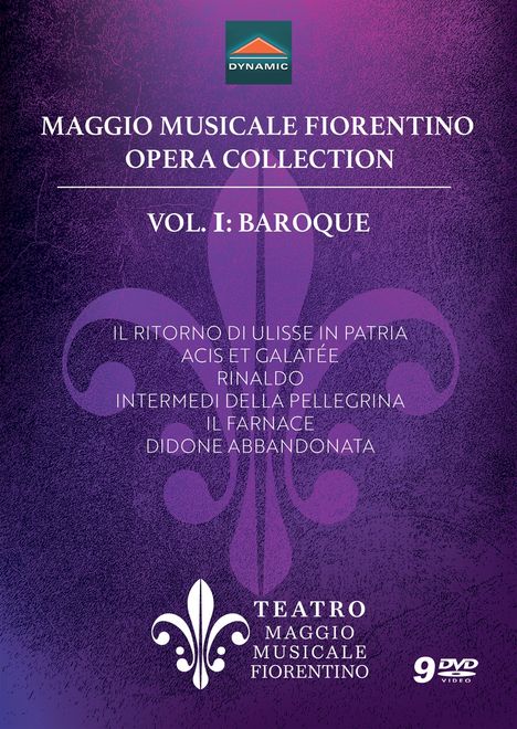 Maggio Musicale Fiorentino Opera Collection Vol.1 - Baroque, 9 DVDs