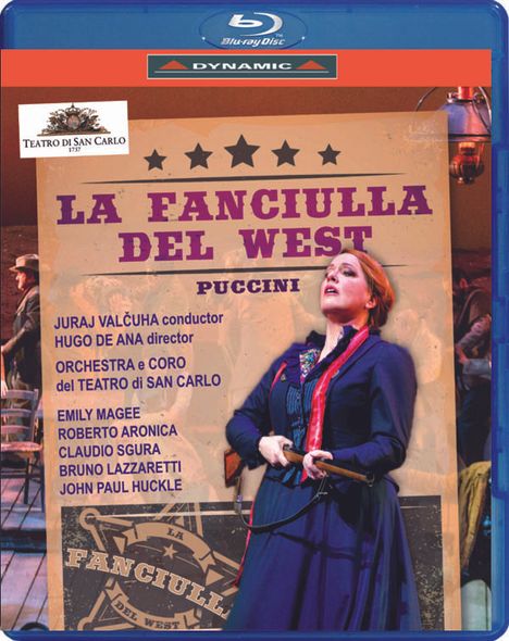 Giacomo Puccini (1858-1924): La Fanciulla del West, Blu-ray Disc