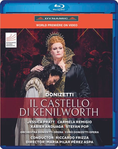 Gaetano Donizetti (1797-1848): Il Castello di Kenilworth, Blu-ray Disc
