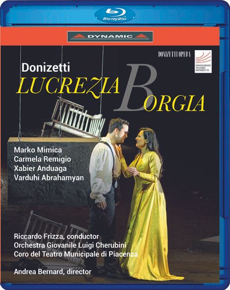 Gaetano Donizetti (1797-1848): Lucrezia Borgia, Blu-ray Disc