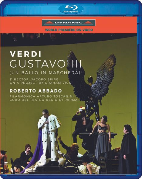 Giuseppe Verdi (1813-1901): Gustavo III (unzensierte Fassung von "Un Ballo in Maschera"), Blu-ray Disc