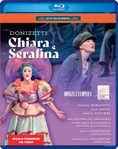 Gaetano Donizetti (1797-1848): Chiara e Serafina, Blu-ray Disc