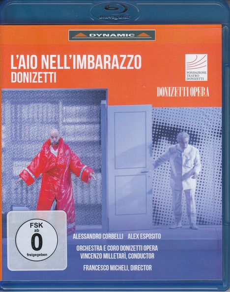 Gaetano Donizetti (1797-1848): L'Aio nell'Imbarazzo, Blu-ray Disc