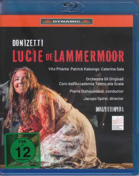 Gaetano Donizetti (1797-1848): Lucia di Lammermoor, Blu-ray Disc