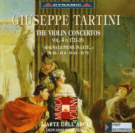 Giuseppe Tartini (1692-1770): Violinkonzerte Vol.4, CD