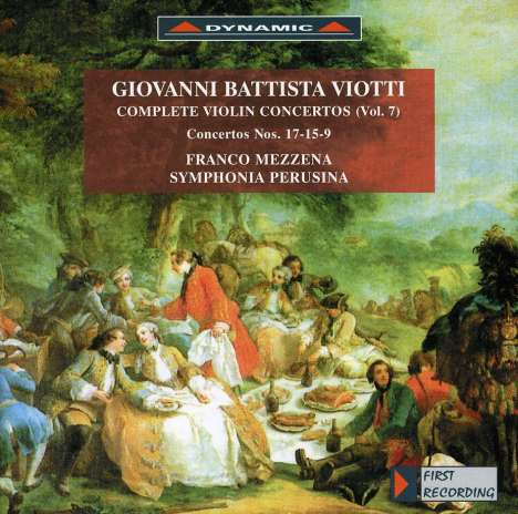 Giovanni Battista Viotti (1755-1824): Violinkonzerte Nr.9,15,17, CD