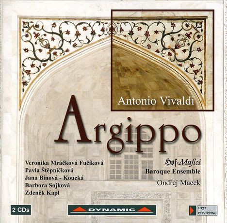 Antonio Vivaldi (1678-1741): Argippo, 2 CDs