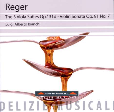 Max Reger (1873-1916): Suiten f.Viola solo op.131d Nr.1-3, CD