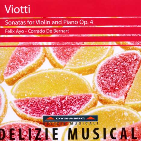 Giovanni Battista Viotti (1755-1824): Sonaten für Violine &amp; Klavier Nr.1-5, CD