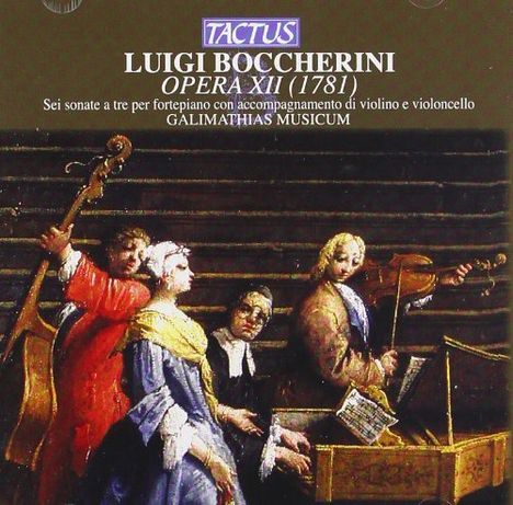 Luigi Boccherini (1743-1805): Sonaten f.Klavier mit Violine &amp; Cello Nr.1-6, CD