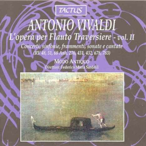 Antonio Vivaldi (1678-1741): Flötenkonzerte RV 431,432,783, CD