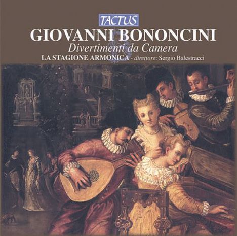 Giovanni Battista Bononcini (1670-1747): Divertimenti Nr.1-8 für Kammerorchester, CD