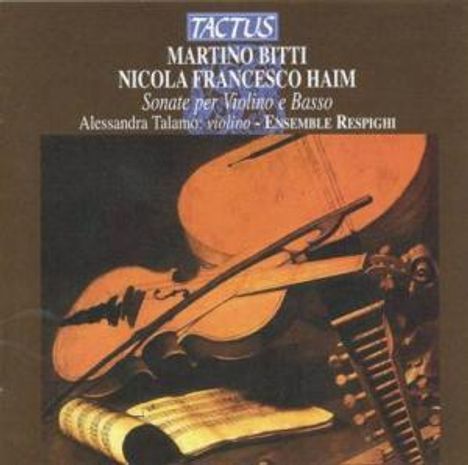 Martino Bitti (1656-1743): 8 Sonaten für Violine &amp; Bc, CD