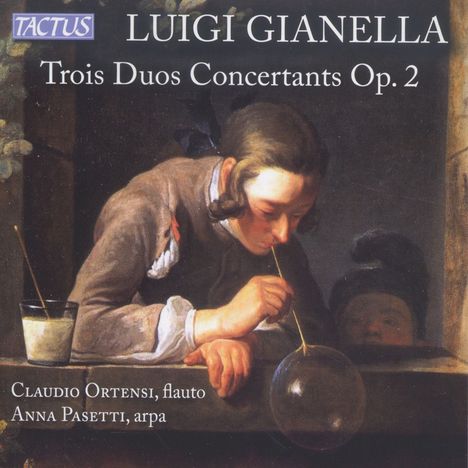 Luigi Gianella (1770-1817): Duos Concertants op.2 Nr.1-3 für Flöte &amp; Harfe, CD