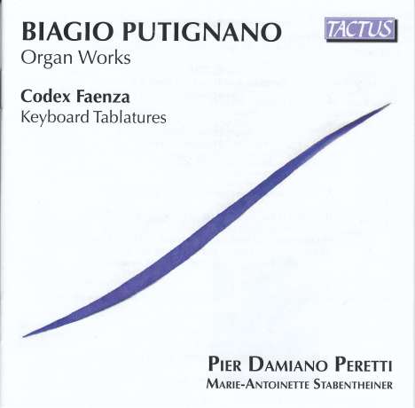 Biagio Putignano (geb. 1960): Orgelwerke, CD