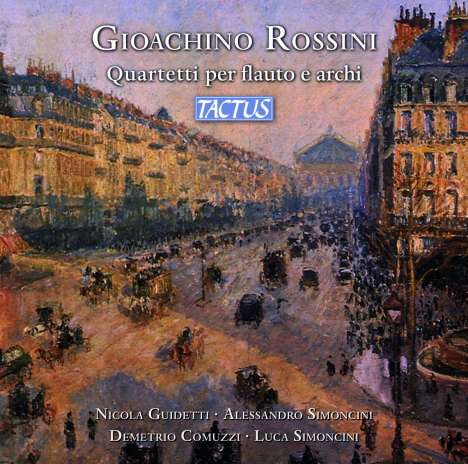 Gioacchino Rossini (1792-1868): Quartette für Flöte &amp; Streichtrio, CD