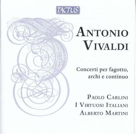 Antonio Vivaldi (1678-1741): Fagottkonzerte RV 483-485,497,498,501,502, CD