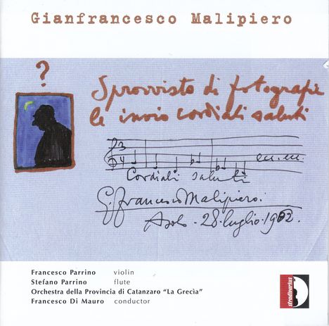 Gian Francesco Malipiero (1882-1974): Violinkonzert Nr.2, CD