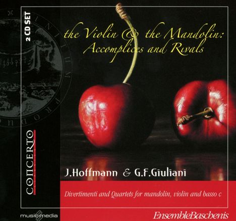 Francesco Giovanni Giuliani (1760-1818): Quartette für Mandoline, Violine &amp; Cello Nr.1-6, 2 CDs