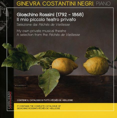 Gioacchino Rossini (1792-1868): 9 Klavierstücke aus "Peches de Vieilles", CD