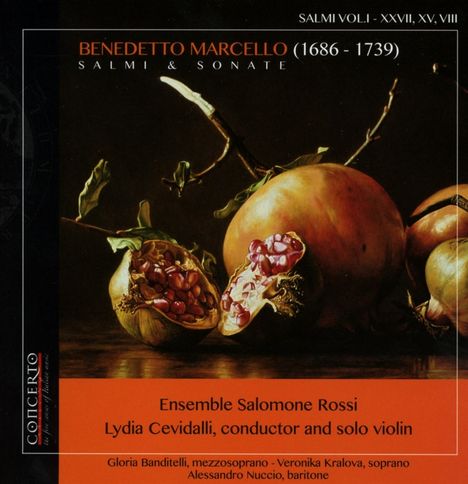 Benedetto Marcello (1686-1739): Salmi &amp; Sonate, CD