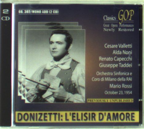 Gaetano Donizetti (1797-1848): L'elisir d'amore, 2 CDs