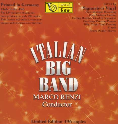 Marco Renzi: Italian Big Band (180g), 2 LPs