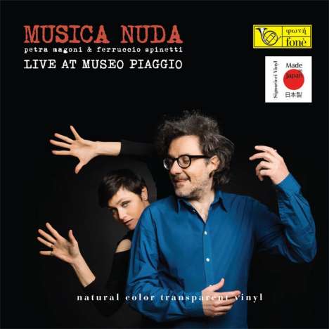 Musica Nuda (Petra Magoni &amp; Ferruccio Spinetti): Live At Museo Piaggio (180g) (Limited Edition) (Clear Vinyl) (45 RPM), LP