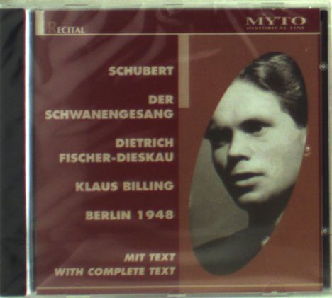 Franz Schubert (1797-1828): Schwanengesang D.957, CD