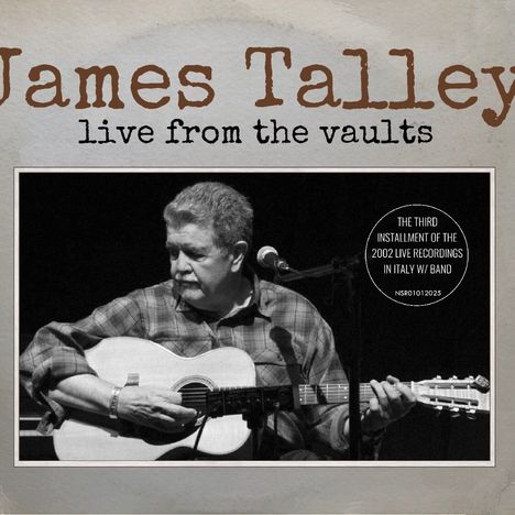 James Talley: Live From The Vaults, CD
