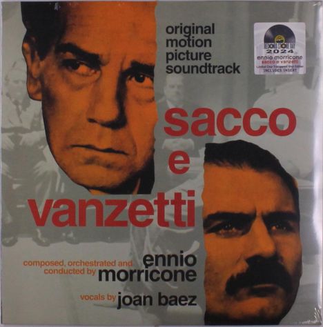 Ennio Morricone (1928-2020): Sacco E Vanzetti (O.S.T.) (Limited Edition) (Clear Vinyl), LP