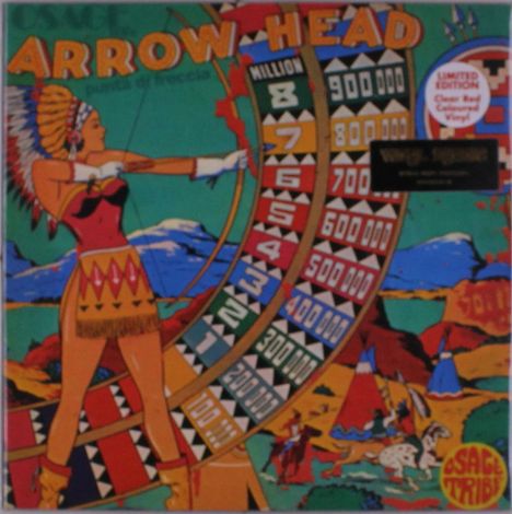 Osage Tribe: Arrow Head (180g) (Limited Edition) (Clear Red Vinyl), LP