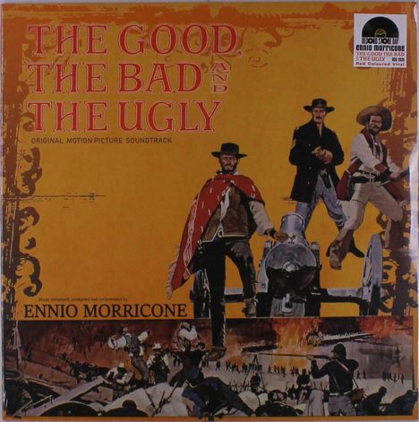 Ennio Morricone (1928-2020): Filmmusik: The Good, The Bad And The Ugly (Red Vinyl), LP