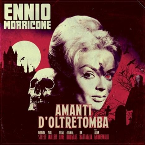 Ennio Morricone (1928-2020): Filmmusik: Amanti D'oltretomba (180g) (Bloody Red Marbled Vinyl), LP
