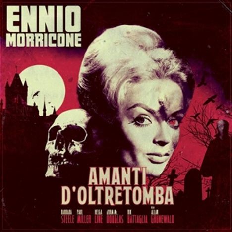 Ennio Morricone (1928-2020): Amanti D'oltretomba (180g) (Bloody Red Marbled Vinyl), LP