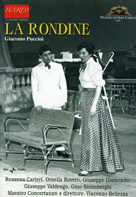 Giacomo Puccini (1858-1924): La Rondine, DVD