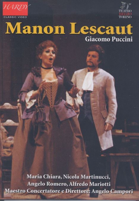 Giacomo Puccini (1858-1924): Manon Lescaut, DVD