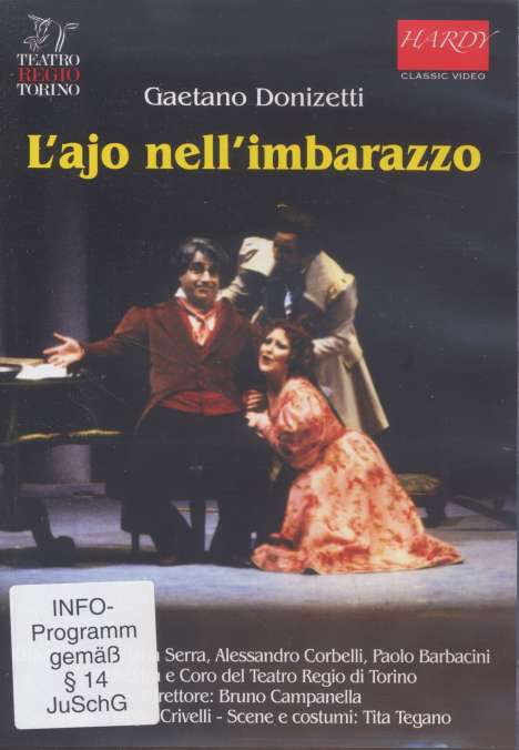 Gaetano Donizetti (1797-1848): L'Ajo nell'Imbarazzo, DVD