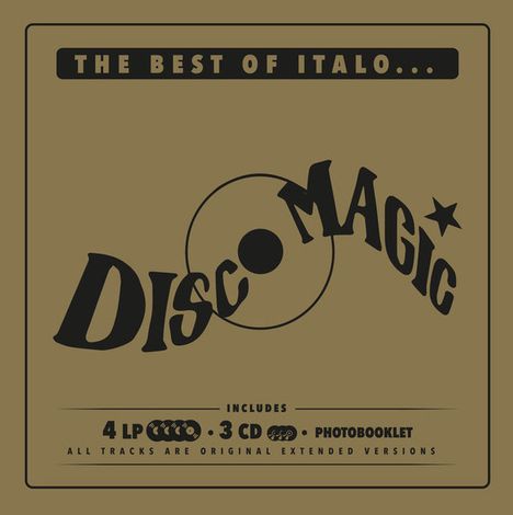 The Best Of Italo... Discomagic (Limited-Numbered-Special-Edition-Box), 4 LPs und 3 CDs