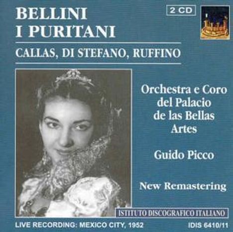 Vincenzo Bellini (1801-1835): I Puritani, 2 CDs