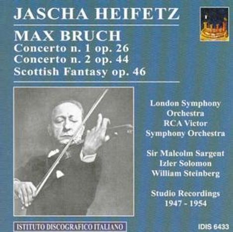 Max Bruch (1838-1920): Violinkonzerte Nr.1 &amp; 2, CD