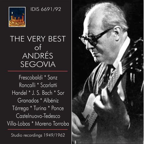 Andres Segovia - The Very Best of Andres Segovia, 2 CDs