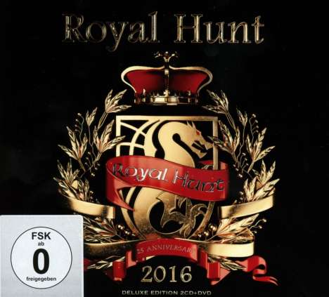 Royal Hunt: 2016 (25th Anniversary) (Limited Edition), 2 CDs und 1 DVD