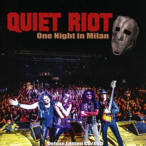 Quiet Riot: One Night In Milan (Deluxe-Edition), 1 CD und 1 DVD