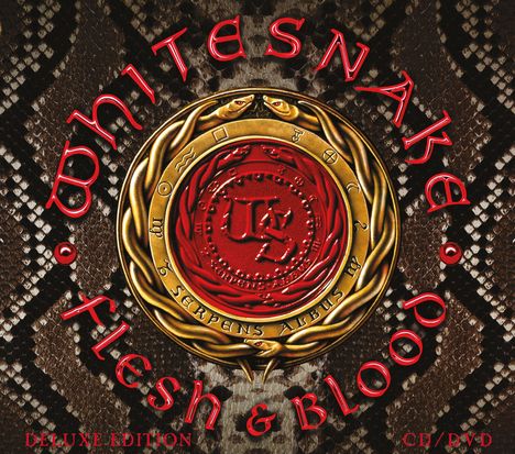 Whitesnake: Flesh &amp; Blood (Special-Edition), 1 CD und 1 DVD