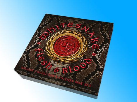 Whitesnake: Flesh &amp; Blood (Limited Edition Boxset), 2 LPs, 1 CD und 1 DVD