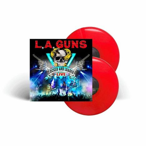 L.A. Guns: Cocked And Loaded Live (Red Vinyl), 2 LPs